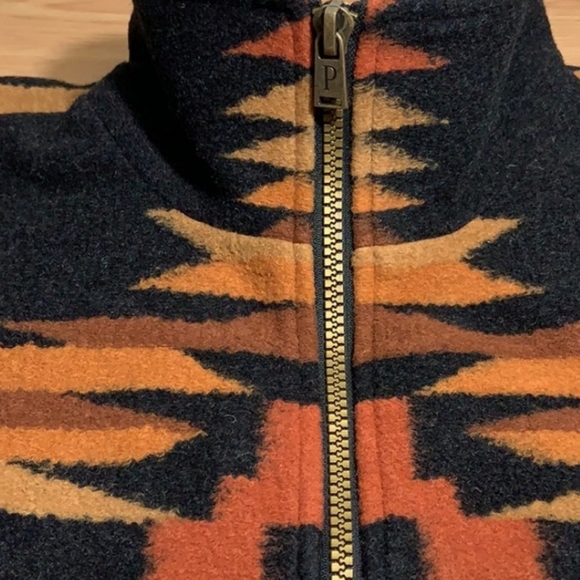 Pendleton Ladies' Wool Blend Walker Coat nwt grey Charcoal Desert Mesa Jacquard - Picture 6 of 7